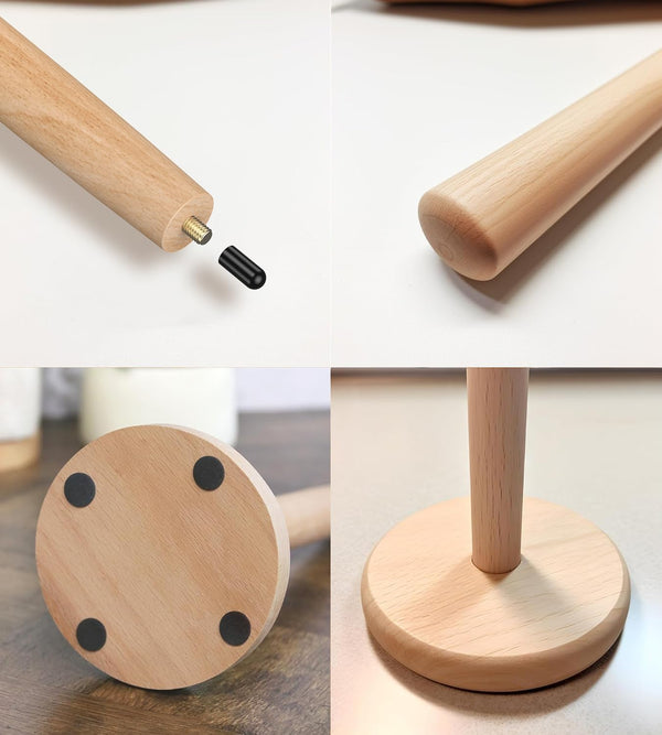 Rustic Wooden Towel Stand