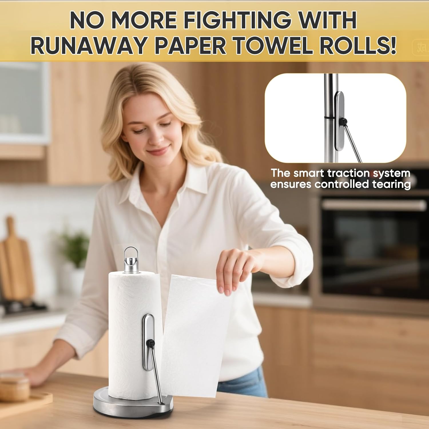 2-in-1 Kitchen Towel Holder & Spray